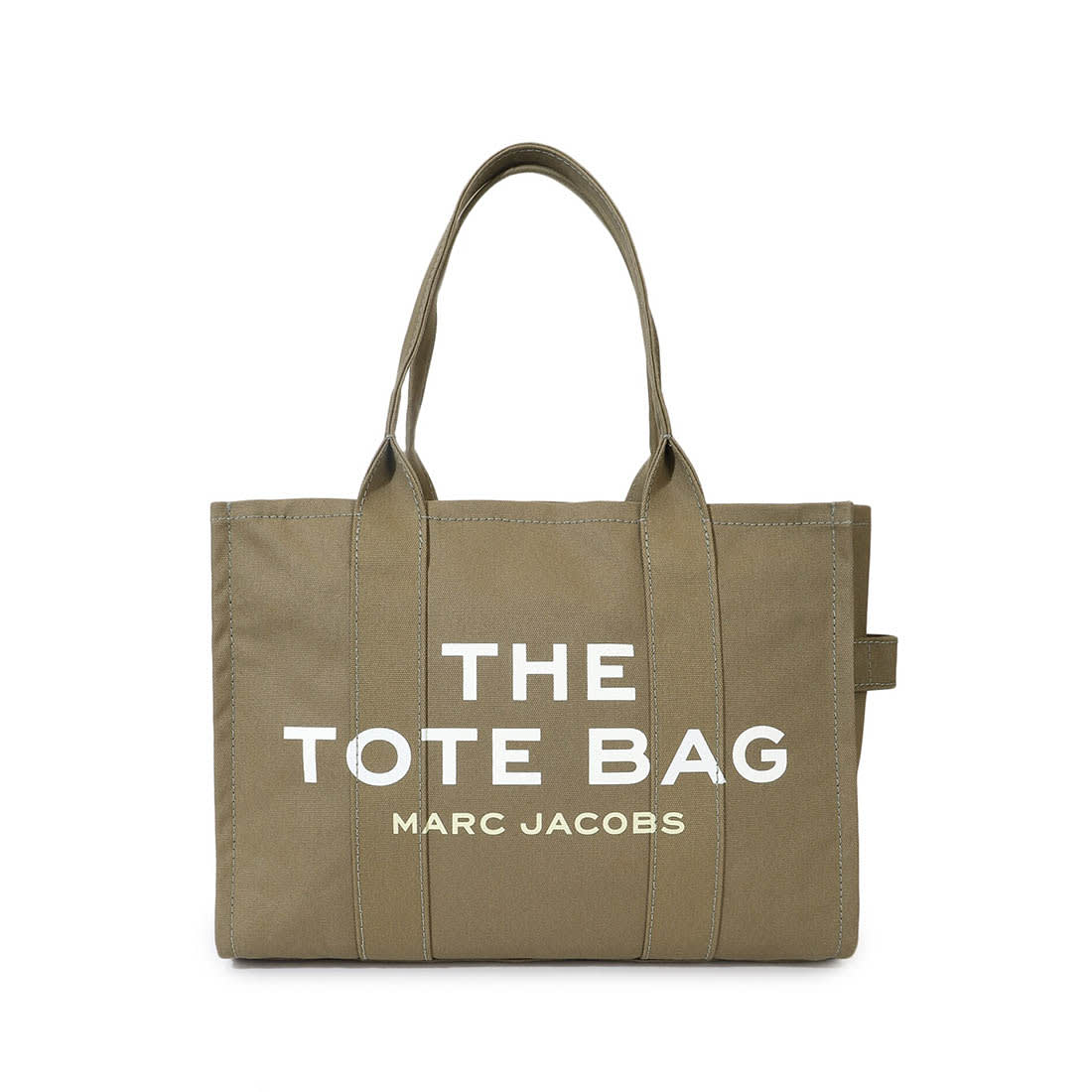 Marc Jacobs Canvas Olive Leather Tote Bag-0