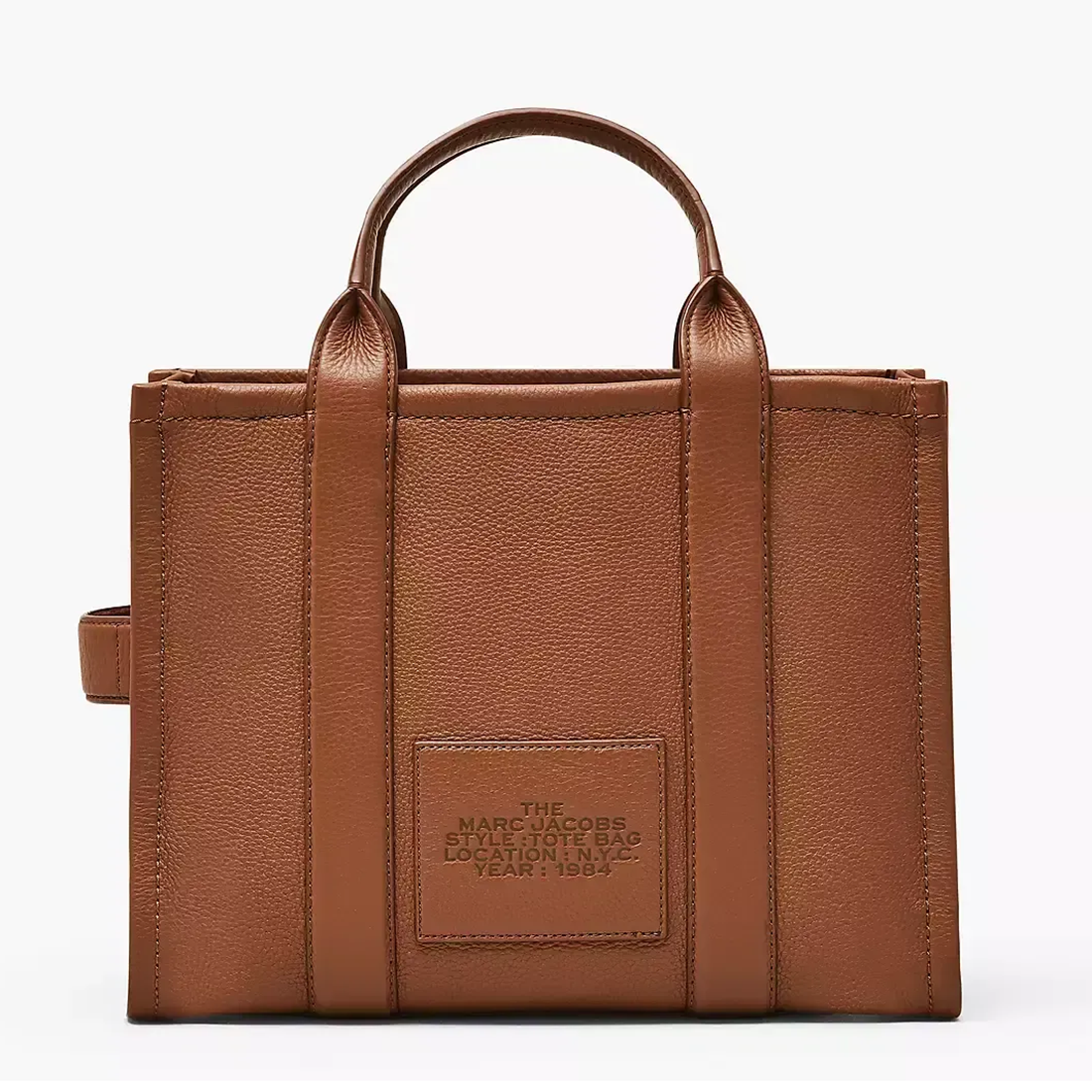 Marc Jacobs Canvas Brown Leather Tote Bag-1
