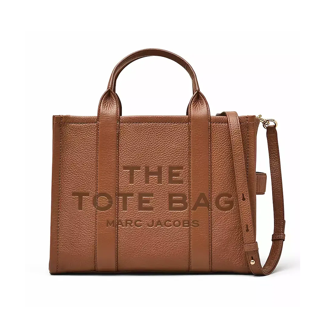 Marc Jacobs Canvas Brown Leather Tote Bag-0