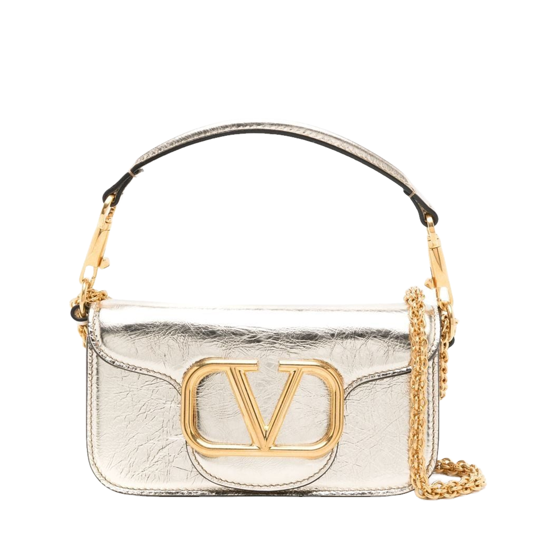 Valentino Garavani Silver Small Shoulder Bag-0