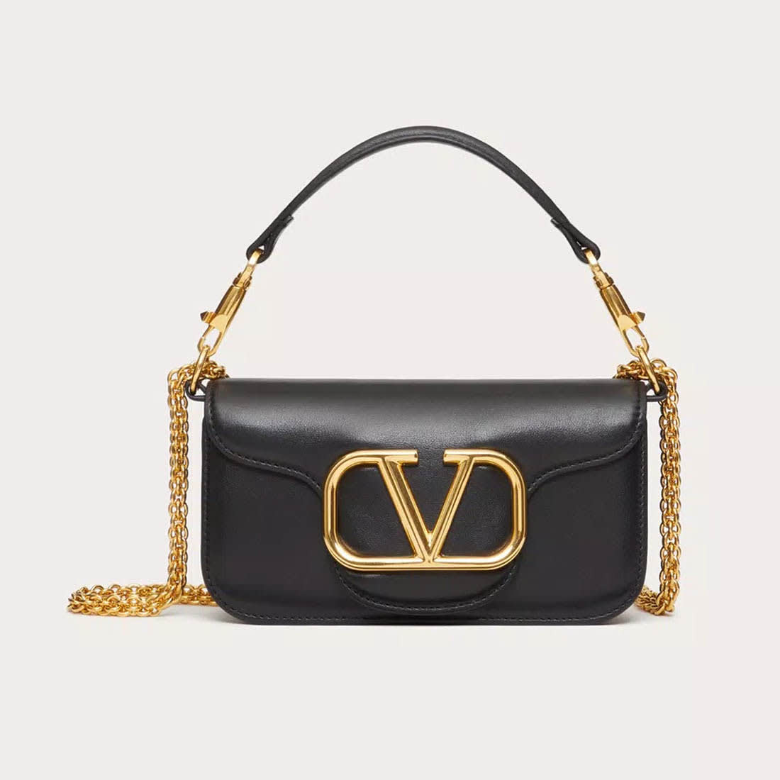 Valentino Garavani Black Small Shoulder Bag-0