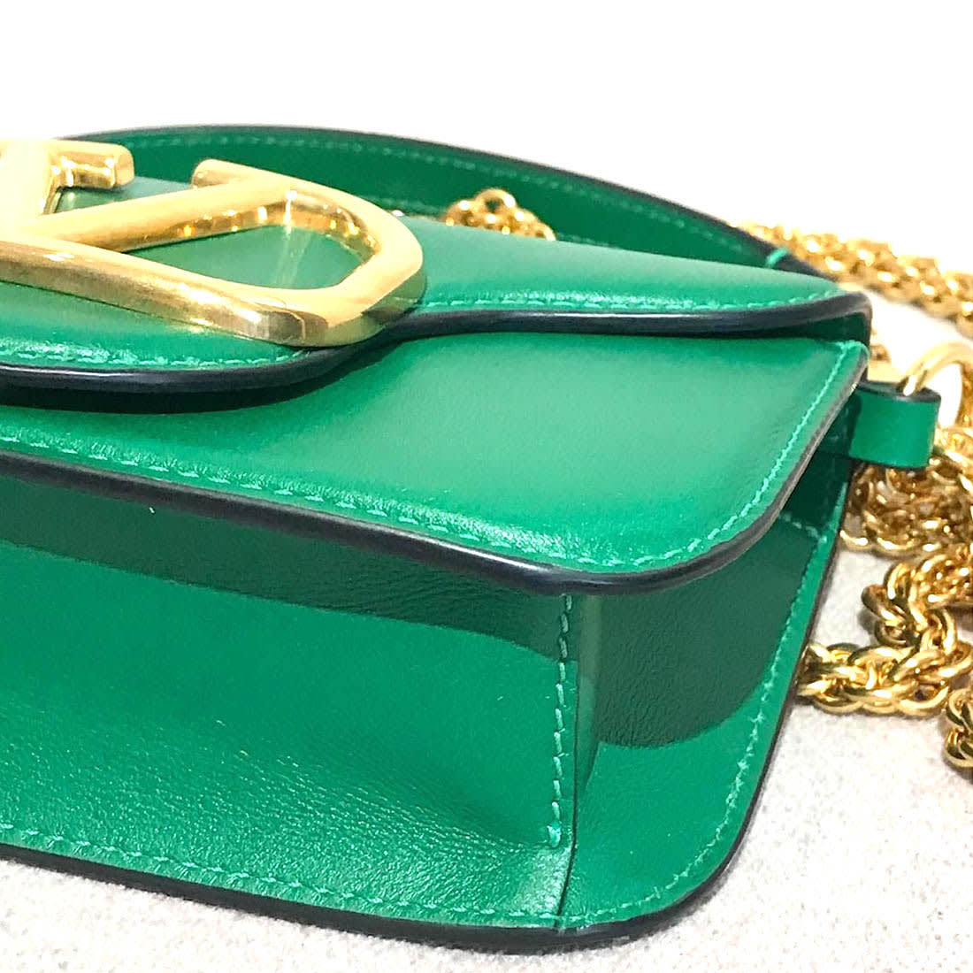 Valentino Garavani Green Small Shoulder Bag-1