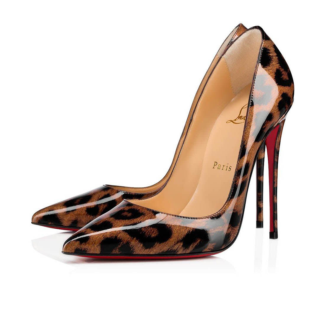 Christian Louboutin Leopard Pigalle Follies 100 Pumps-0