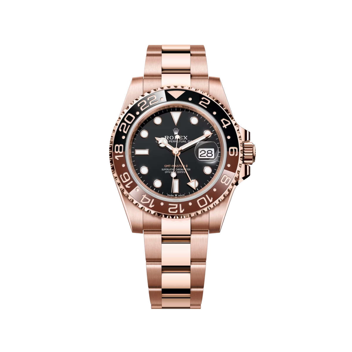 Rolex GMT-Master II Oyster, 40 mm, Everose gold M126715CHNR-0002-0