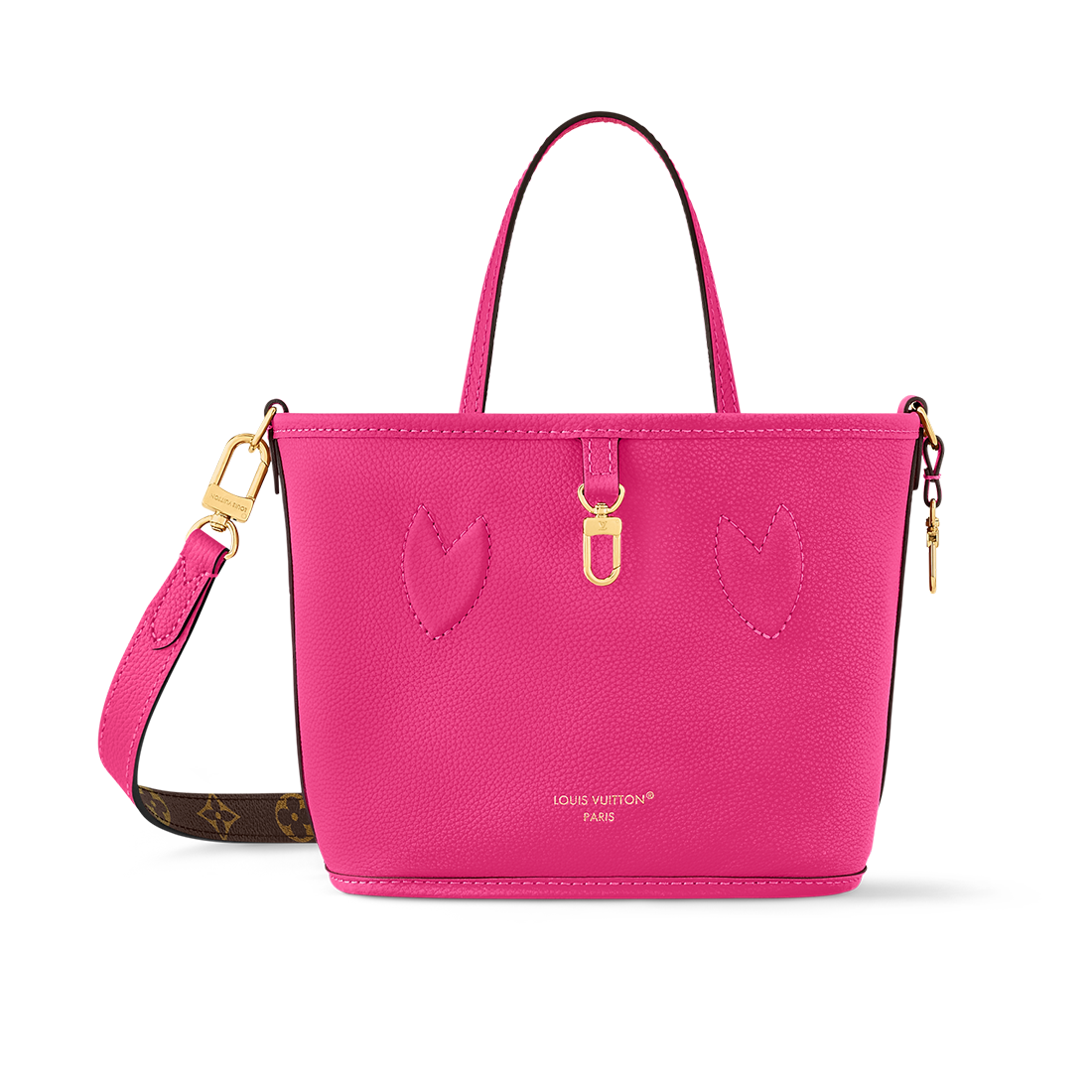 Louis Vuitton Monogram Pochette Metis East West Pink & Brown Bag-2