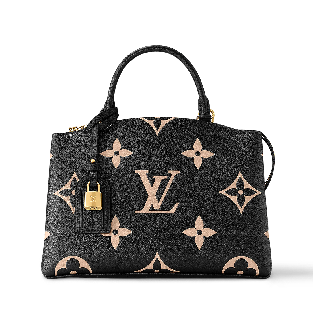 Louis Vuitton Montaigne Black Leather Bag-0