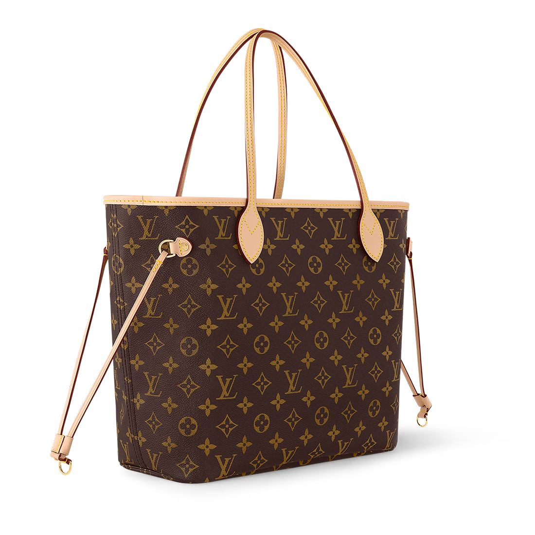 Louis Vuitton Neverfull Brown Shoulder Bag-2