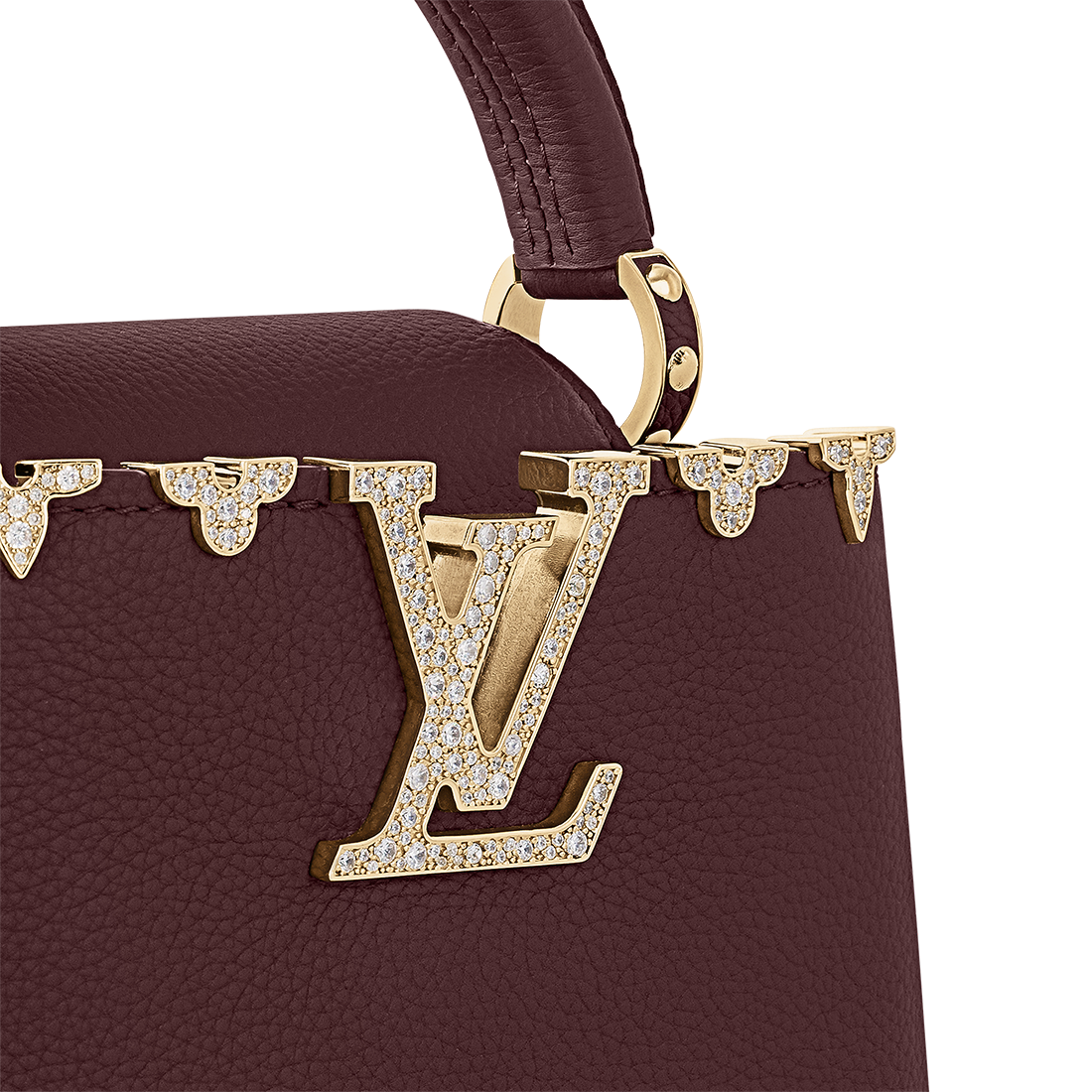 Louis Vuitton Capucines Wine Shoulder Bag-4