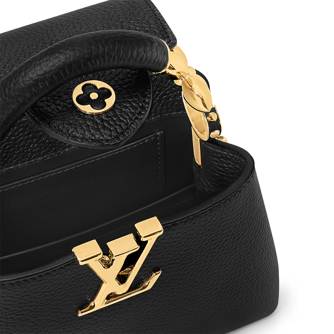 Louis Vuitton Dauphine Black Shoulder Bag-4