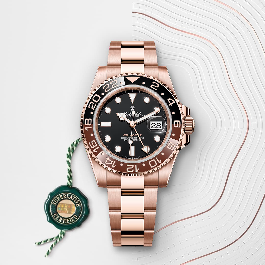 Rolex GMT-Master II Oyster, 40 mm, Everose gold M126715CHNR-0002-9