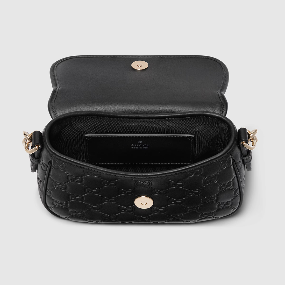 Gucci Emblem Black Tote Bag-4