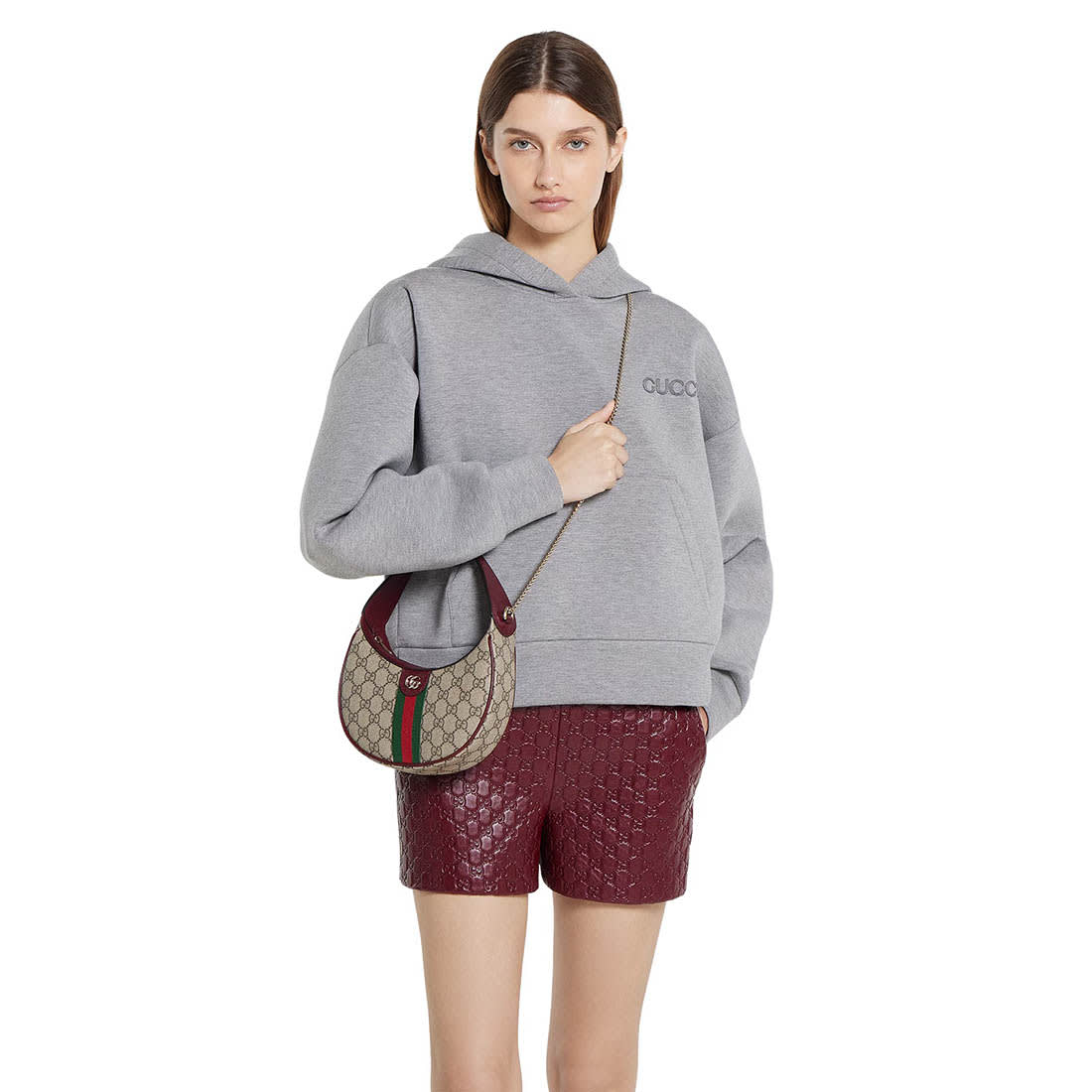 Gucci GG Ophidia Small Beige Shoulder Bag-8