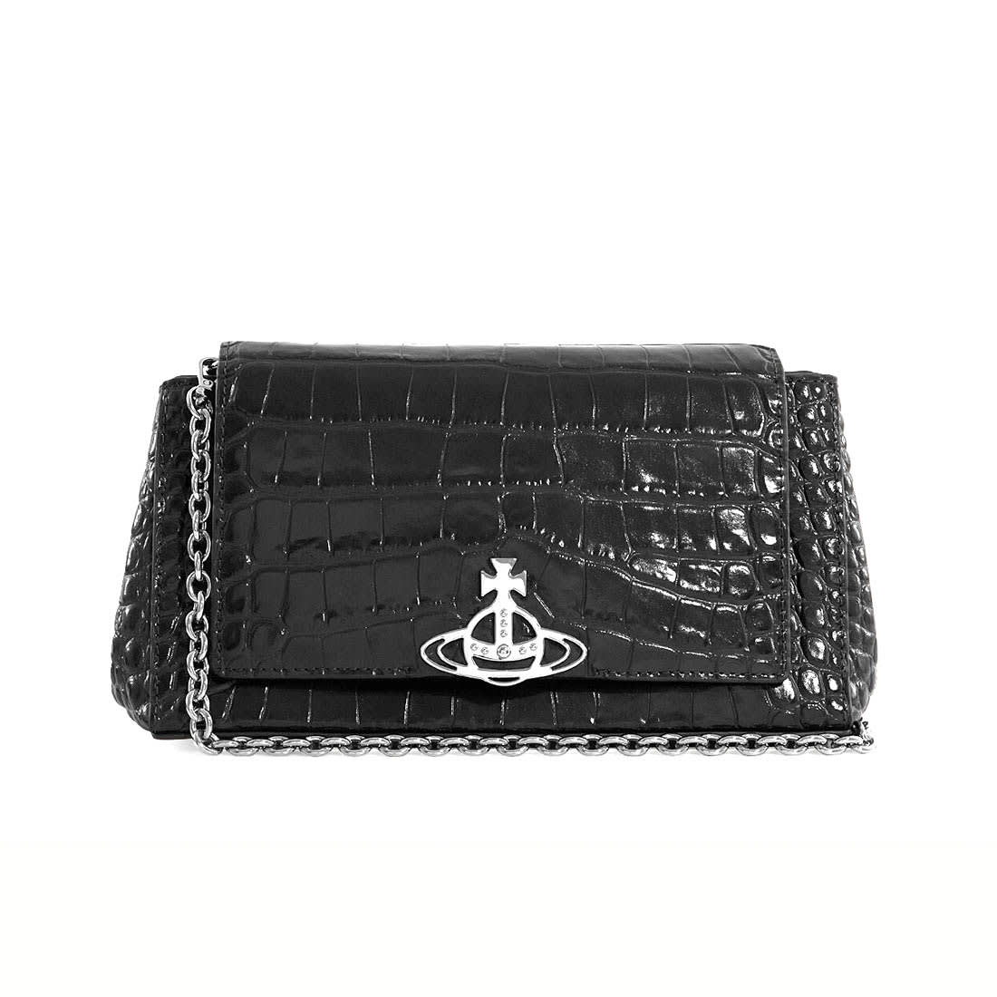 Vivienne Westwood Hazel Black Shoulder Bag-2