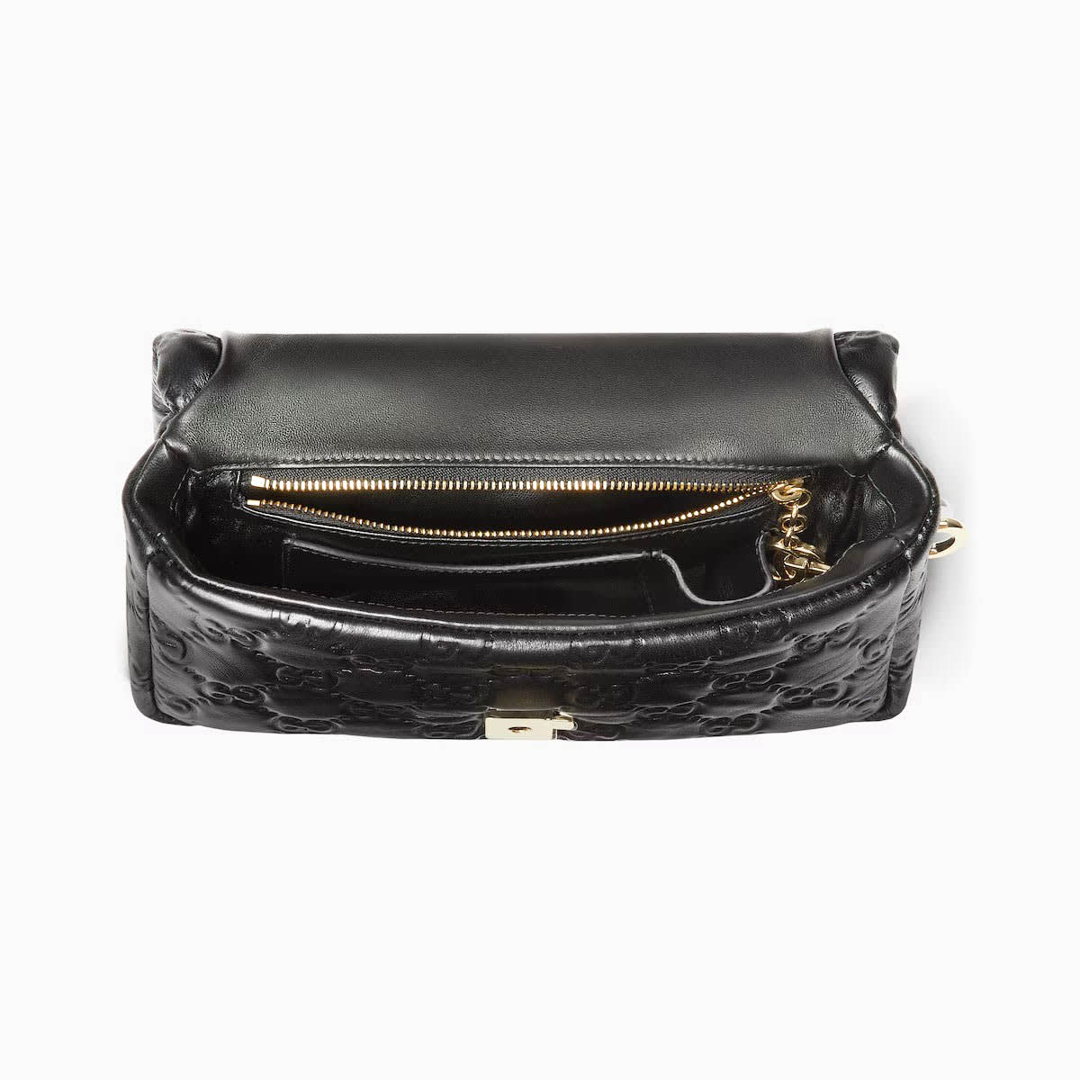 Gucci GG Milano Top Handle Black Shoulder Bag-4