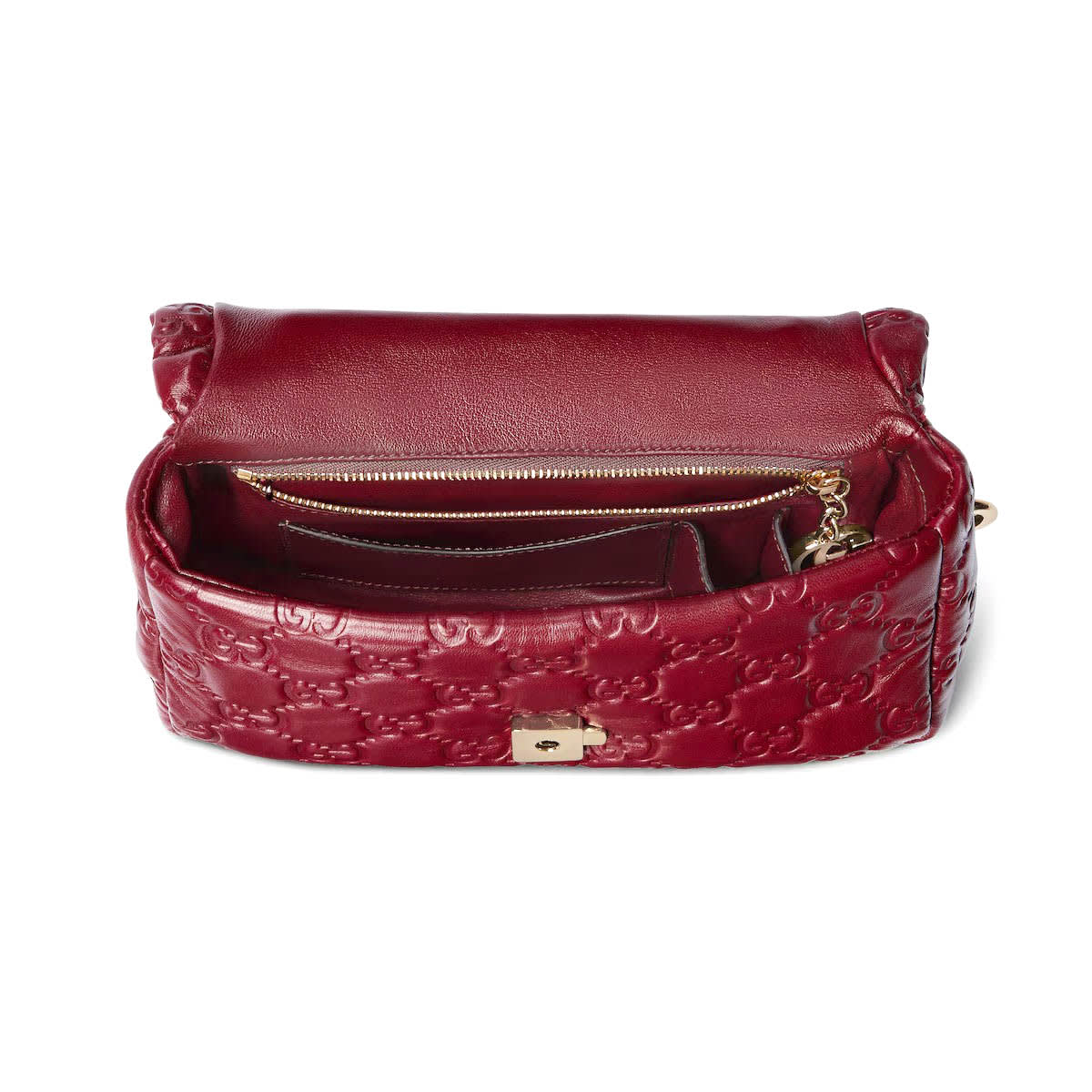 Gucci GG Milano Top Handle Red Shoulder Bag-4