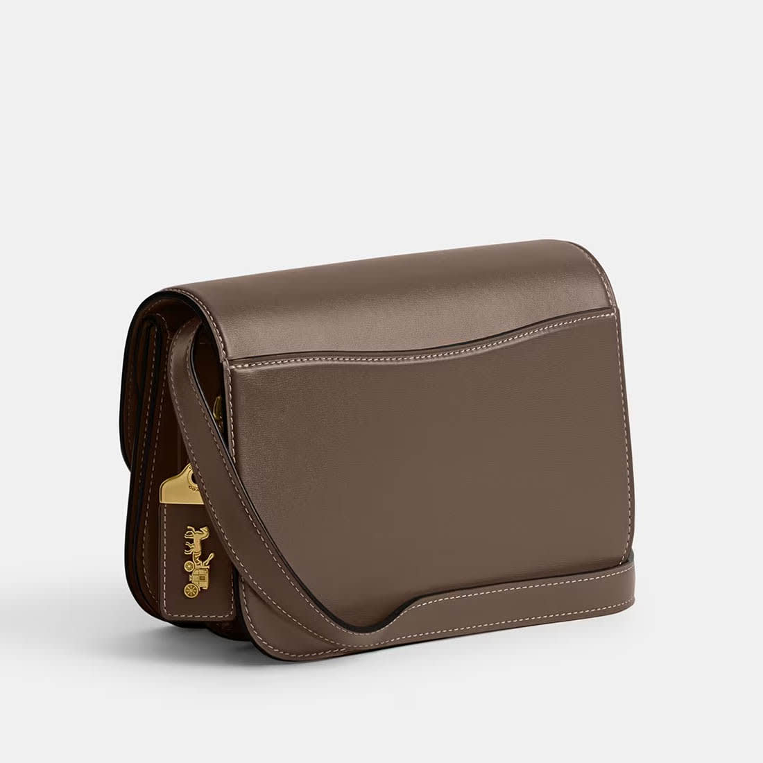 Coach Idol Signature Beige Handbag-2