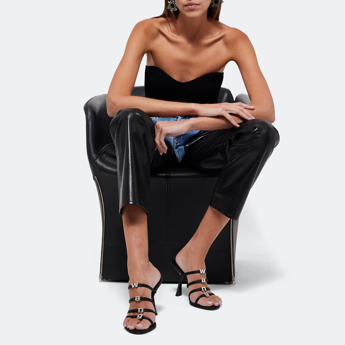 Alexander Wang Nala 105mm Logo-plaque Sandals-4