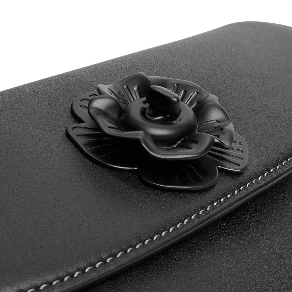 Coach Emmy Black Saddle Bag-2