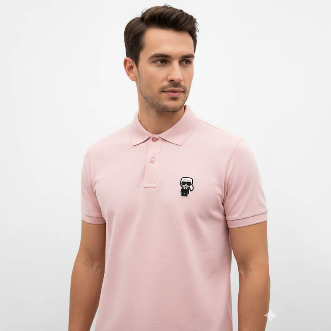 Karl Lagerfeld Pink Premium Quality T-shirt-0