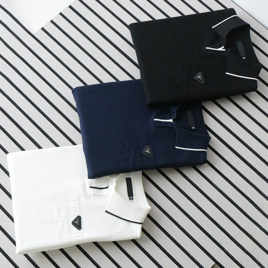 Prada Blue Knitted Long-Sleeve Pullover-3