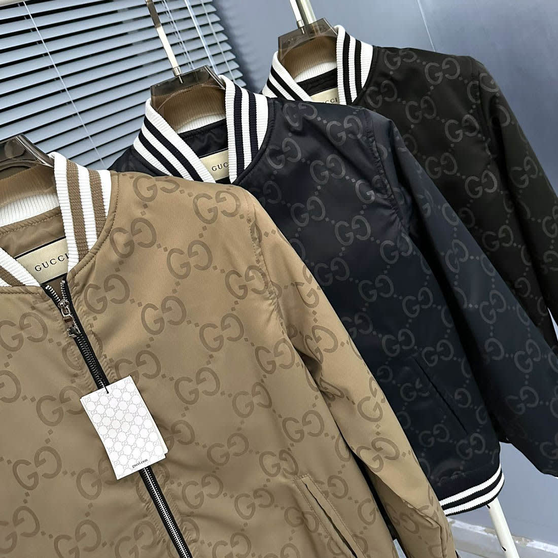 Gucci Jumbo GG Canvas Black Jacket-4