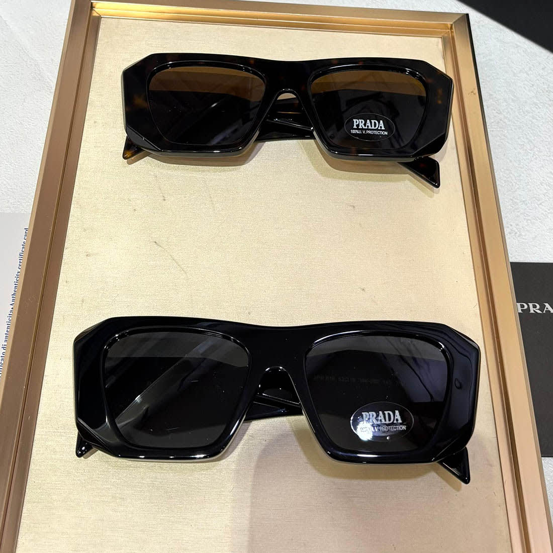 Prada 18W Brown Luxury Women's Sunglasses-5