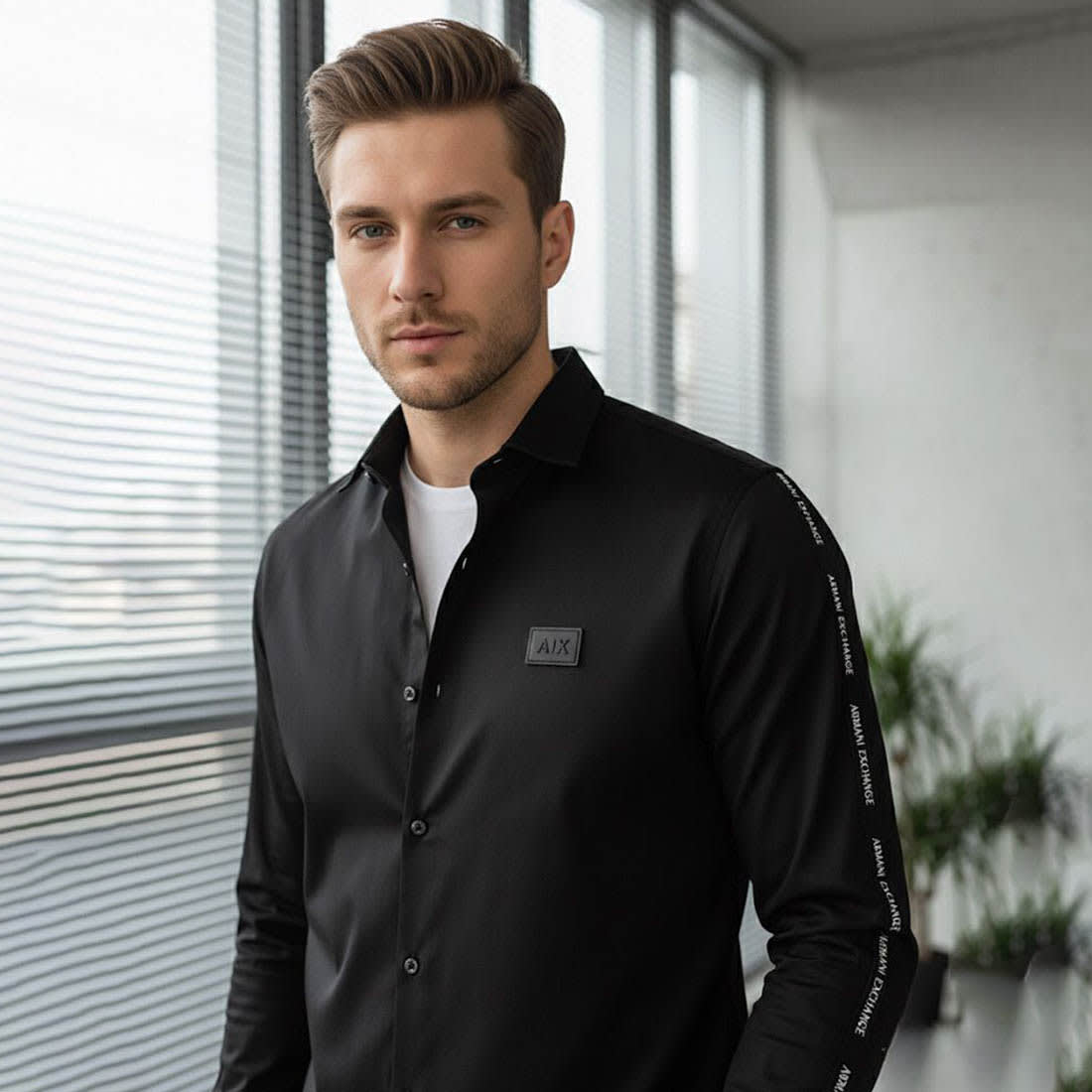 Armani Exchange Black Premium Shirt-0