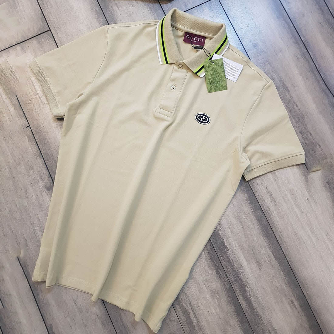 Hugo Boss Cream Premium Quality Cotton T-shirt-3