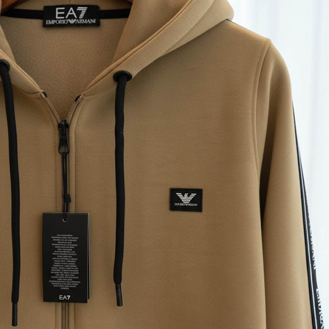 Emporio Armani EA7 Logo Series Full-Zip Hoodie-3