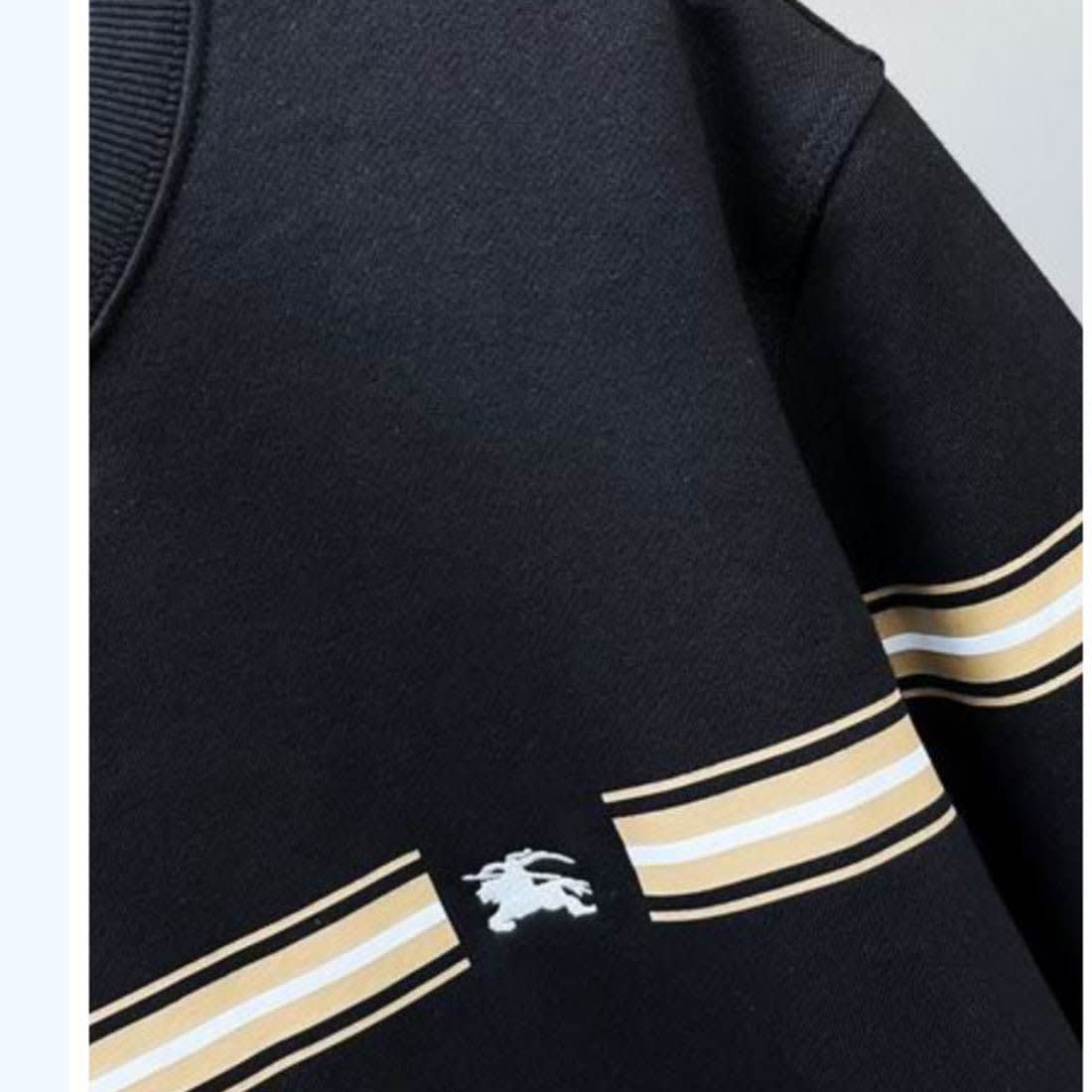 Burberry Black Cotton Sweatshirt-1