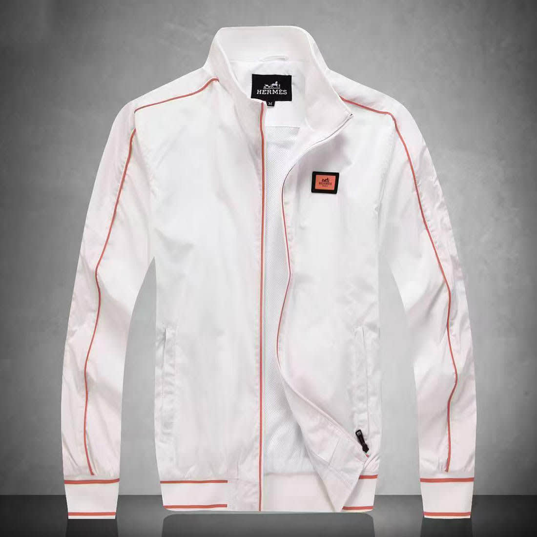 Hermes White Premium Quality Zipper-1