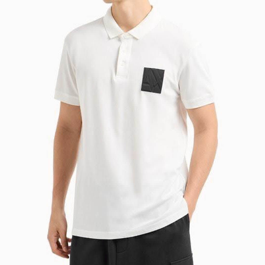 Armani Exchange White Premium Quality T-shirt-3