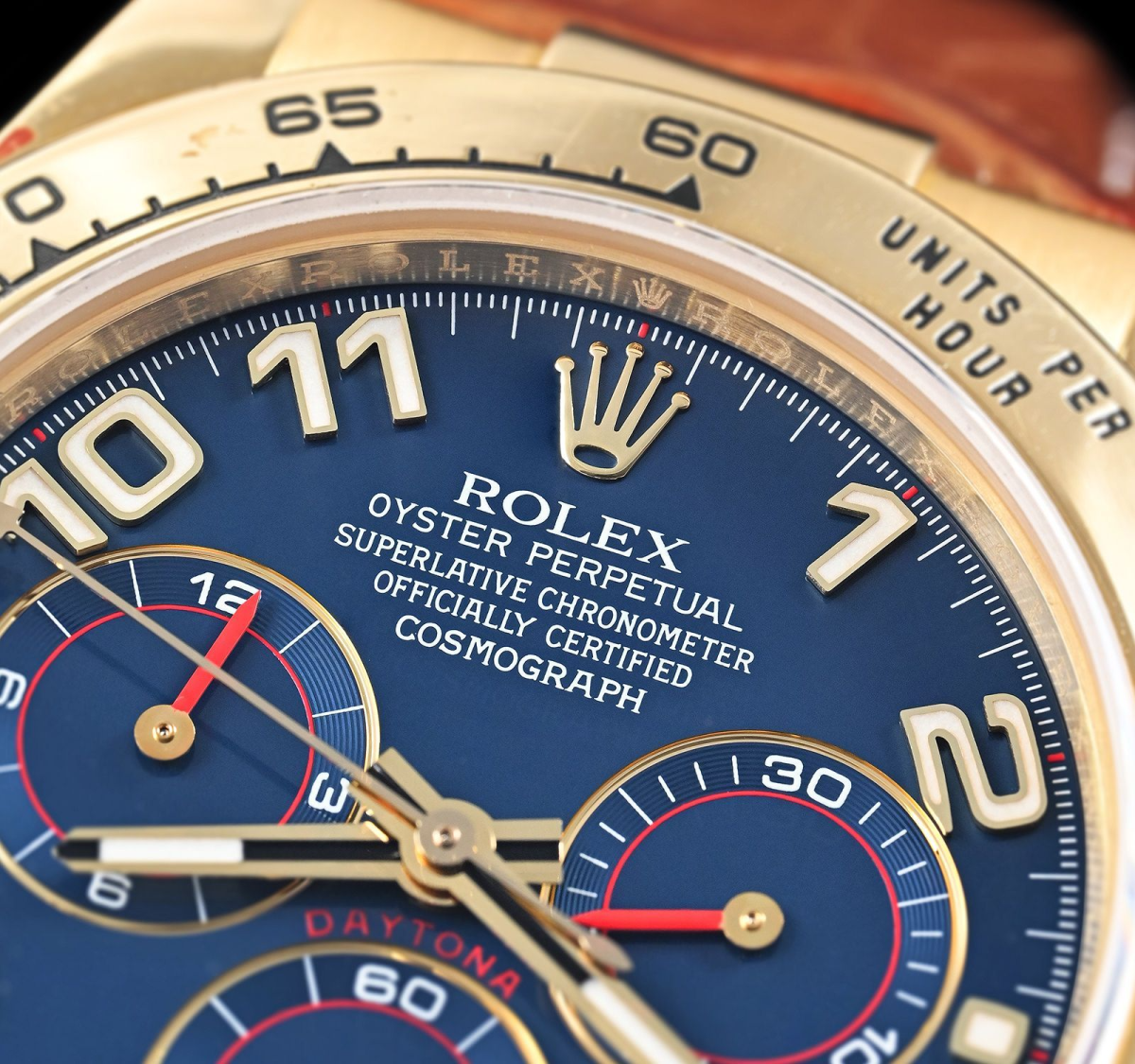 Rolex Cosmograph Daytona Blue Dial Sports Watch 116518-6