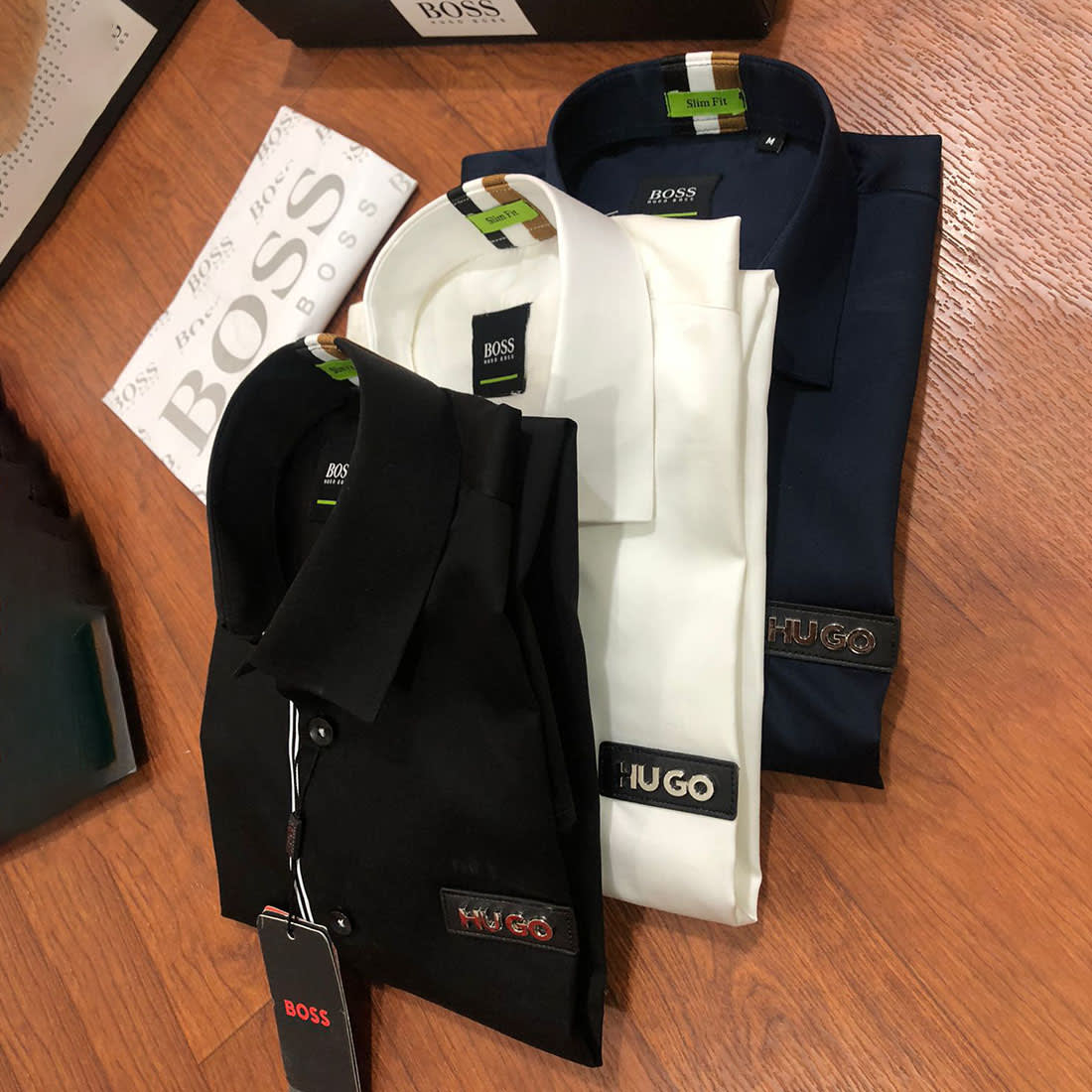 Hugo Boss White Premium Quality Shirt-6