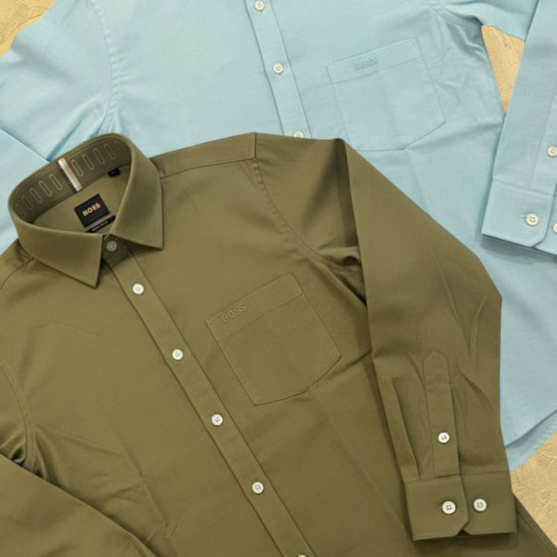 Hugo Boss Olive Premium Quality Shirt-2