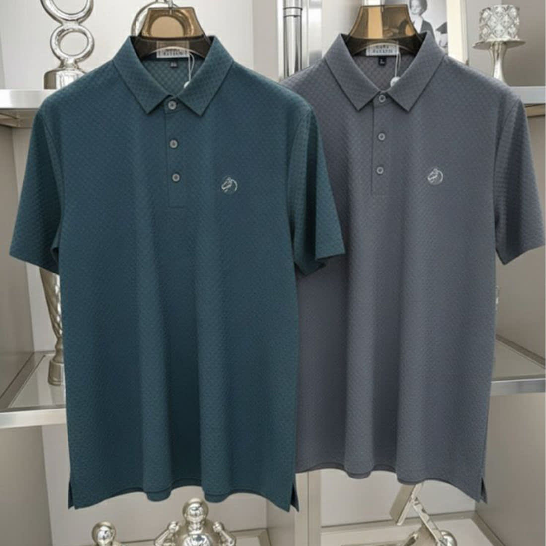 Hermes Grey Premium Quality T-shirt-6