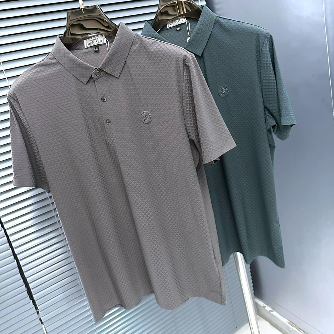 Hermes Grey Premium Quality T-shirt-5