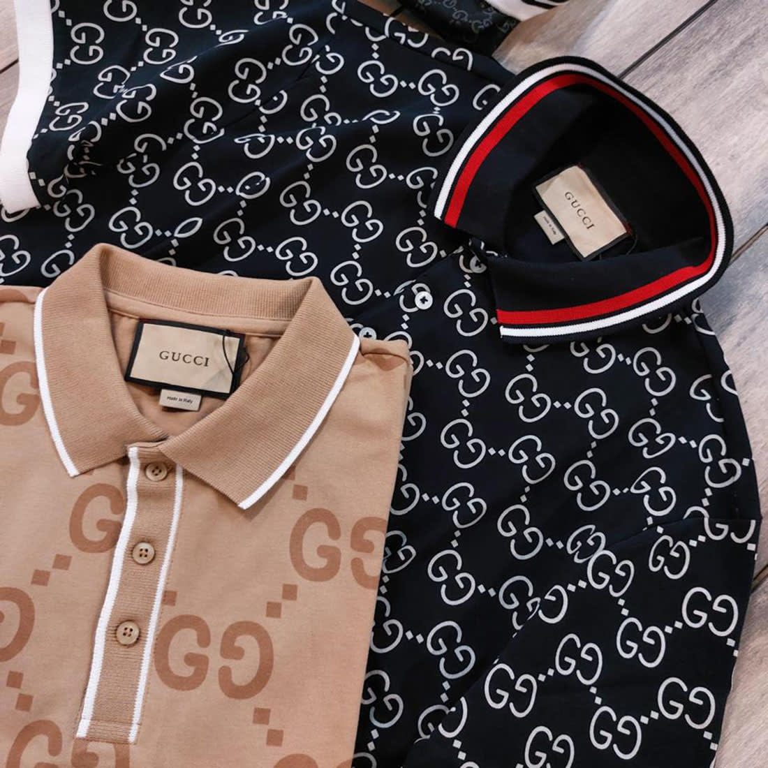 Gucci Brown Premium Quality T-shirt-2