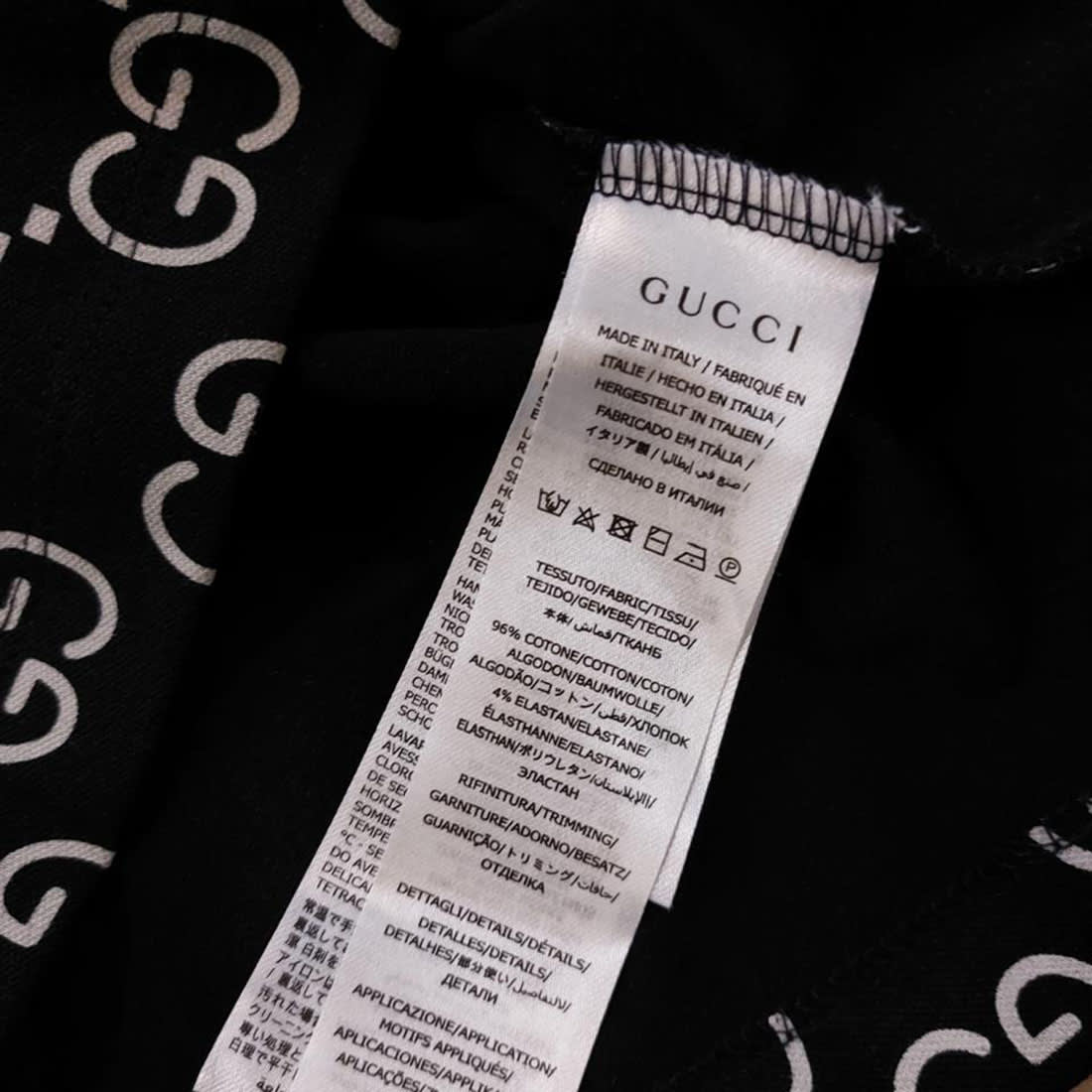 Gucci Black Premium Quality T-shirt-3