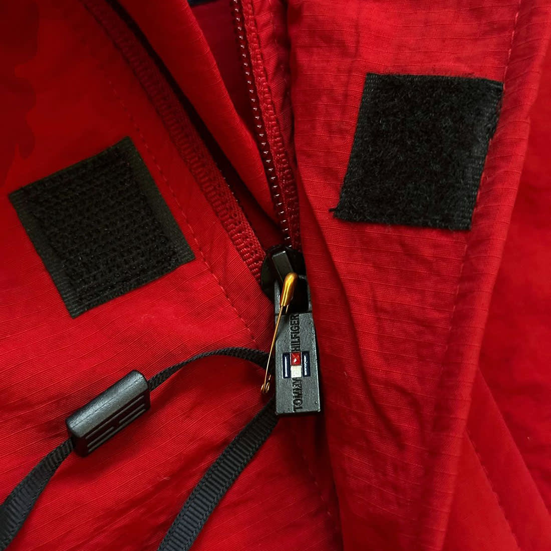 Tommy Hilfiger Red Premium Quality Zipper-5