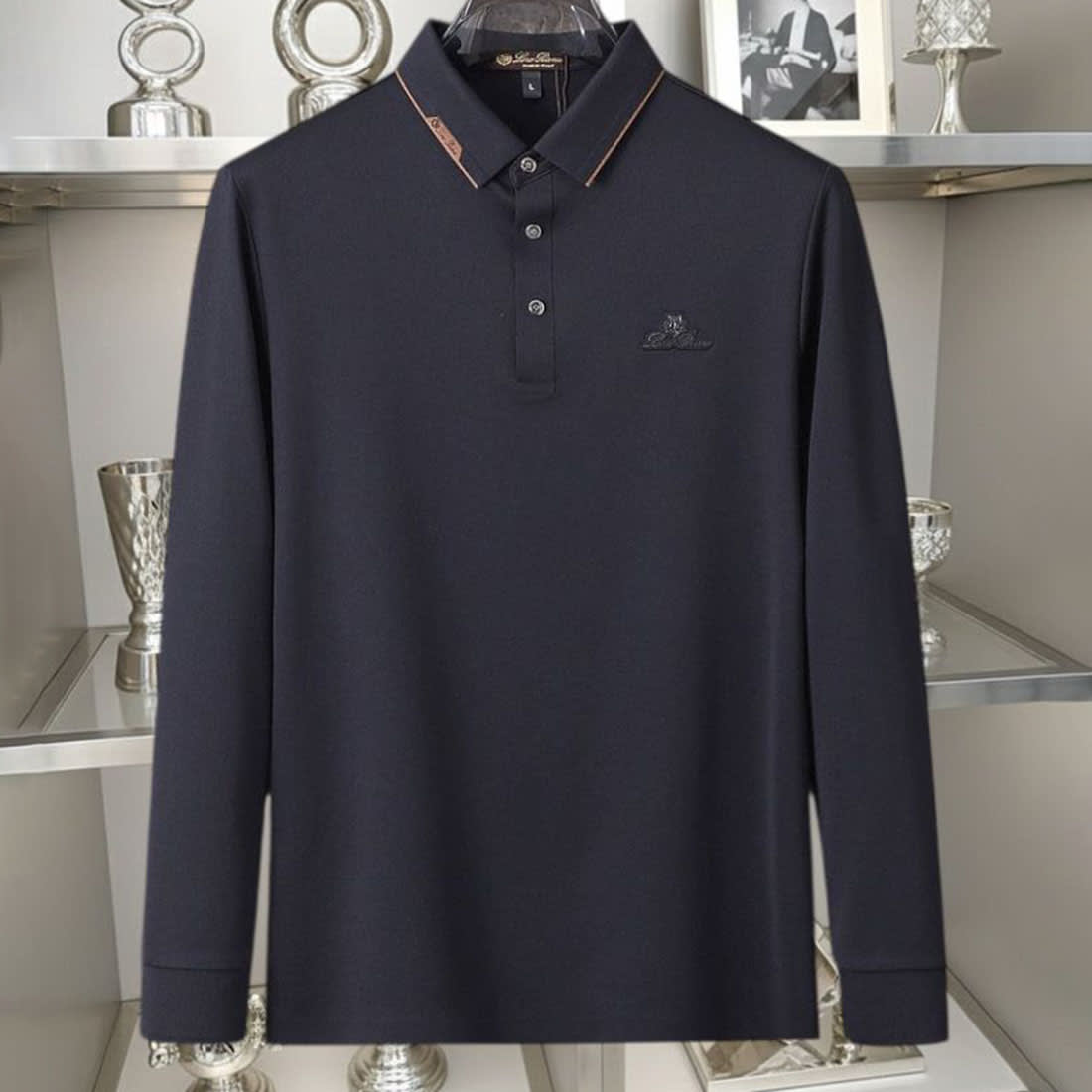 Loro Piana Black Premium Quality T-Shirt-0