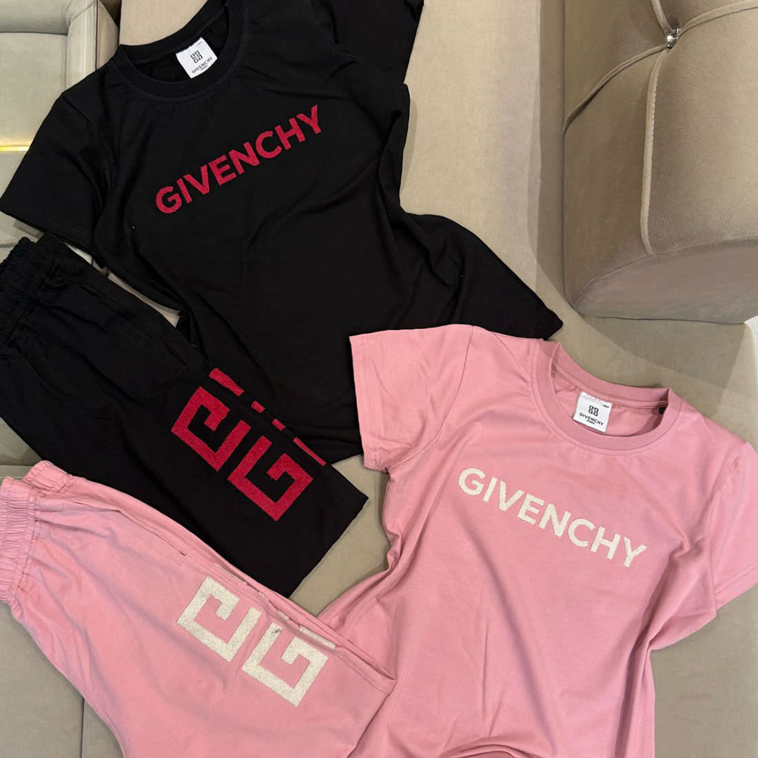 Givenchy Black Premium Co-ord Set-4