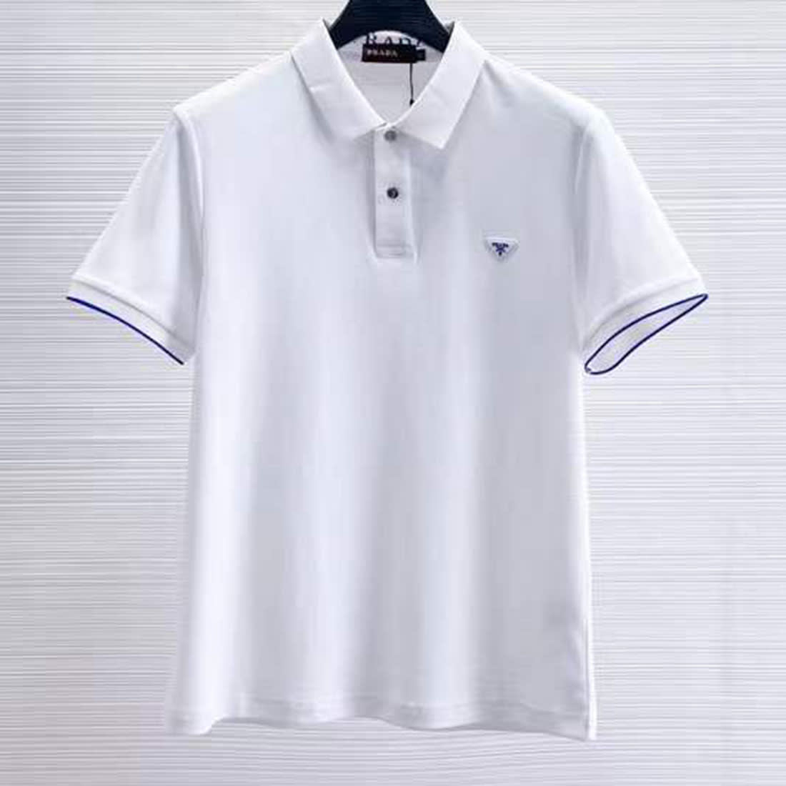 Prada White Premium Quality T-shirt-0