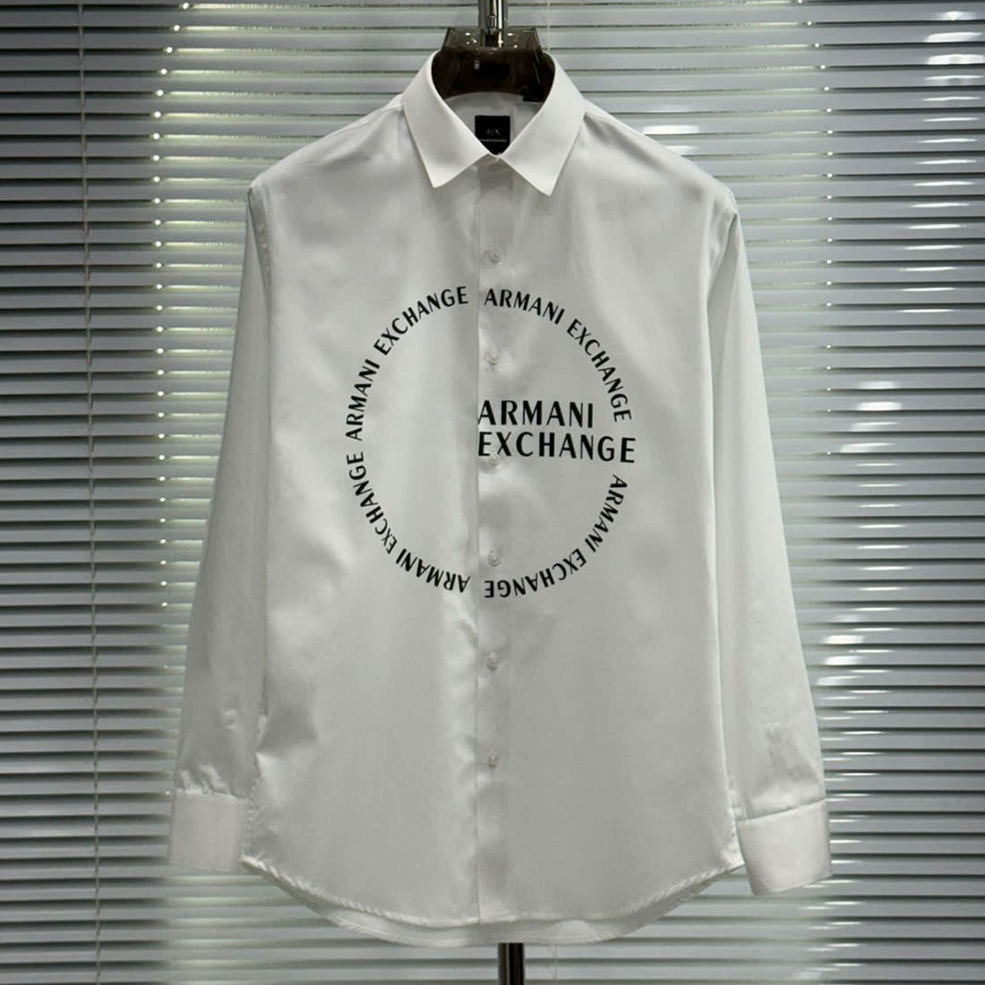 Armani Exchange White Cotton Shirt-3