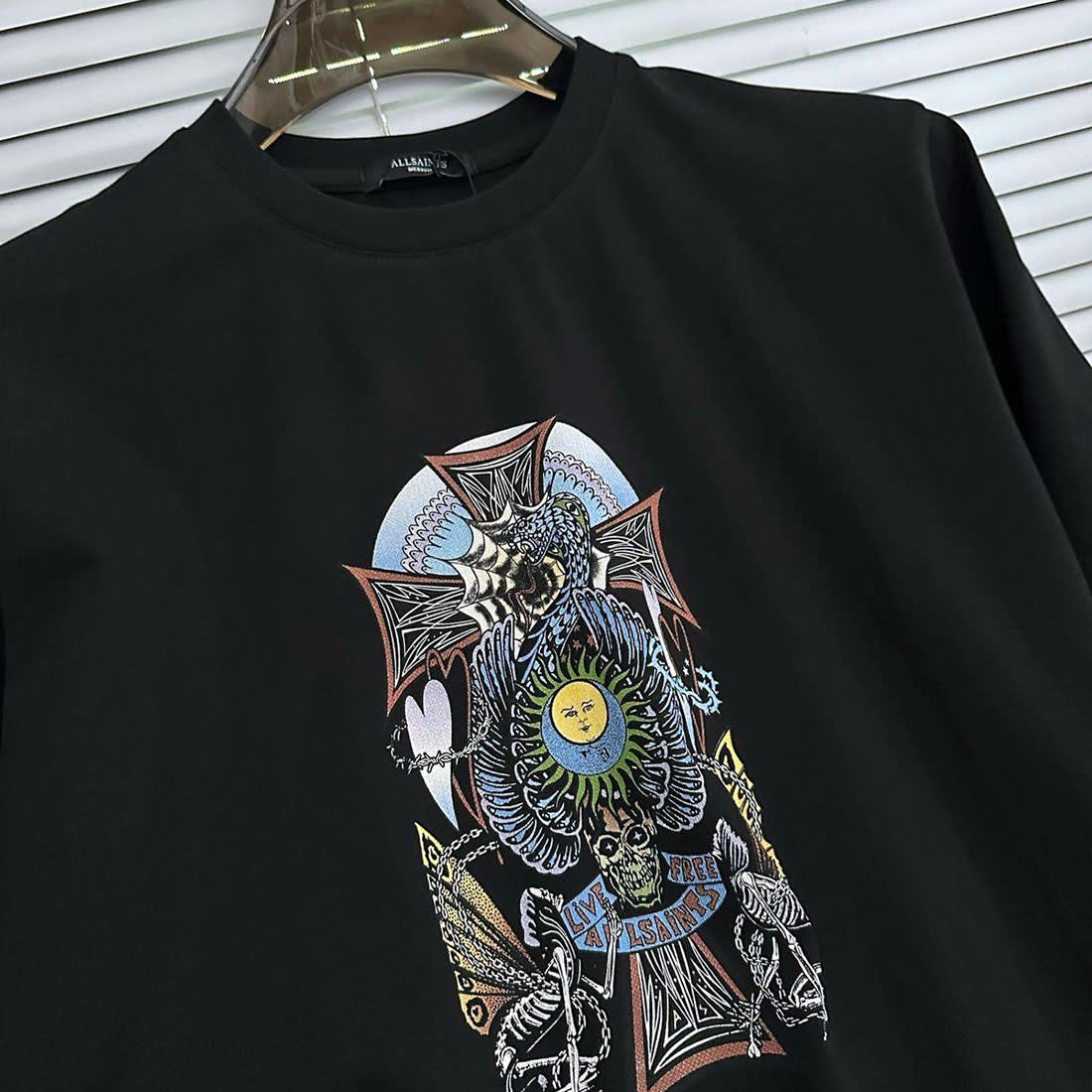 All Saints Black Premium Quality T-shirt-3