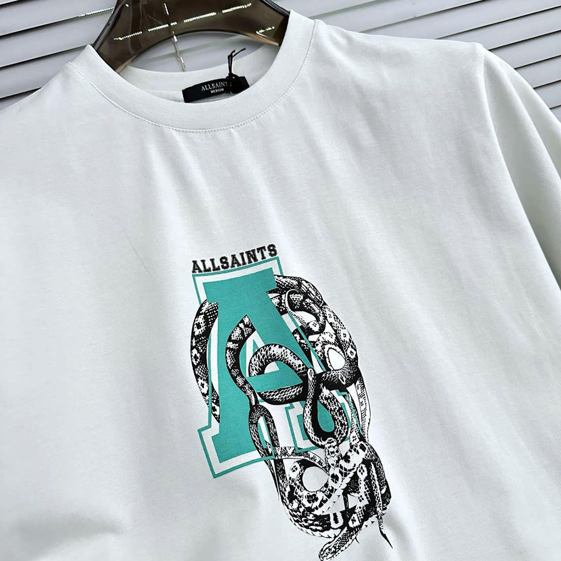 All Saints White Premium Quality T-shirt-2