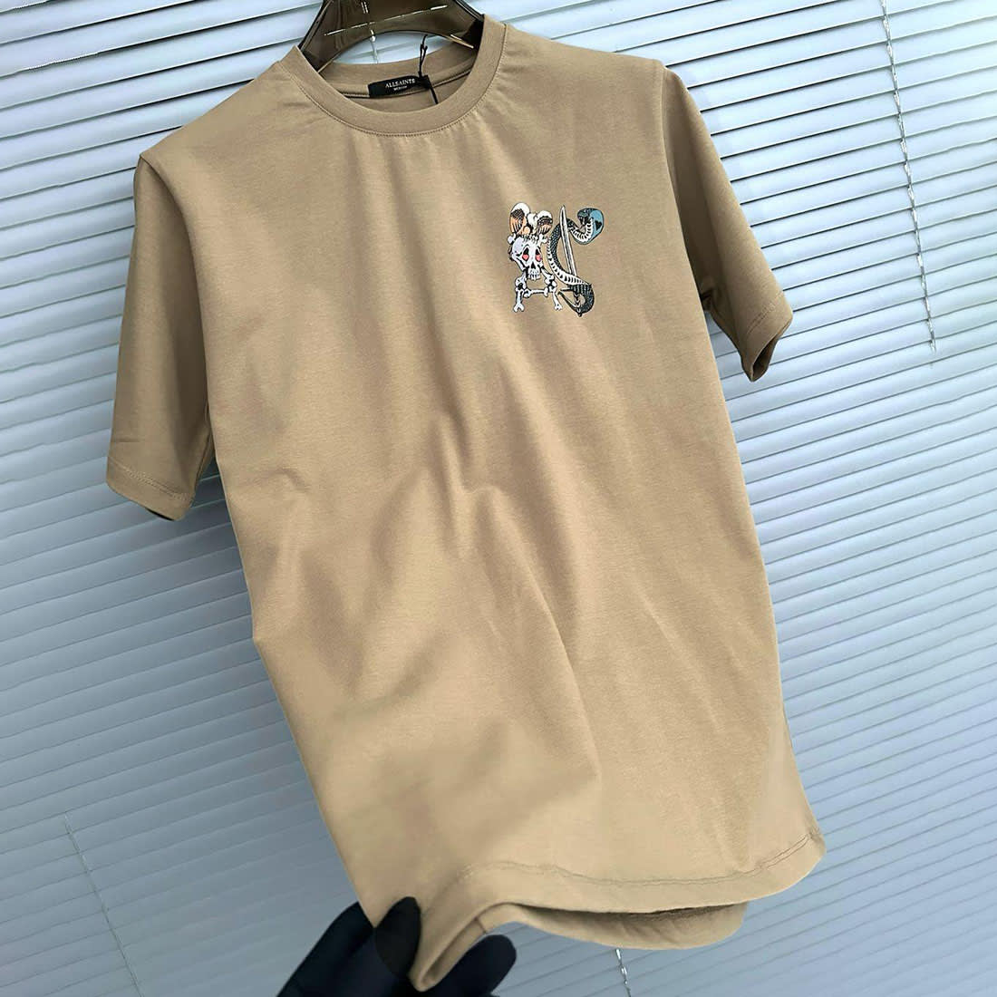 All Saints Brown Premium Quality T-shirt-0