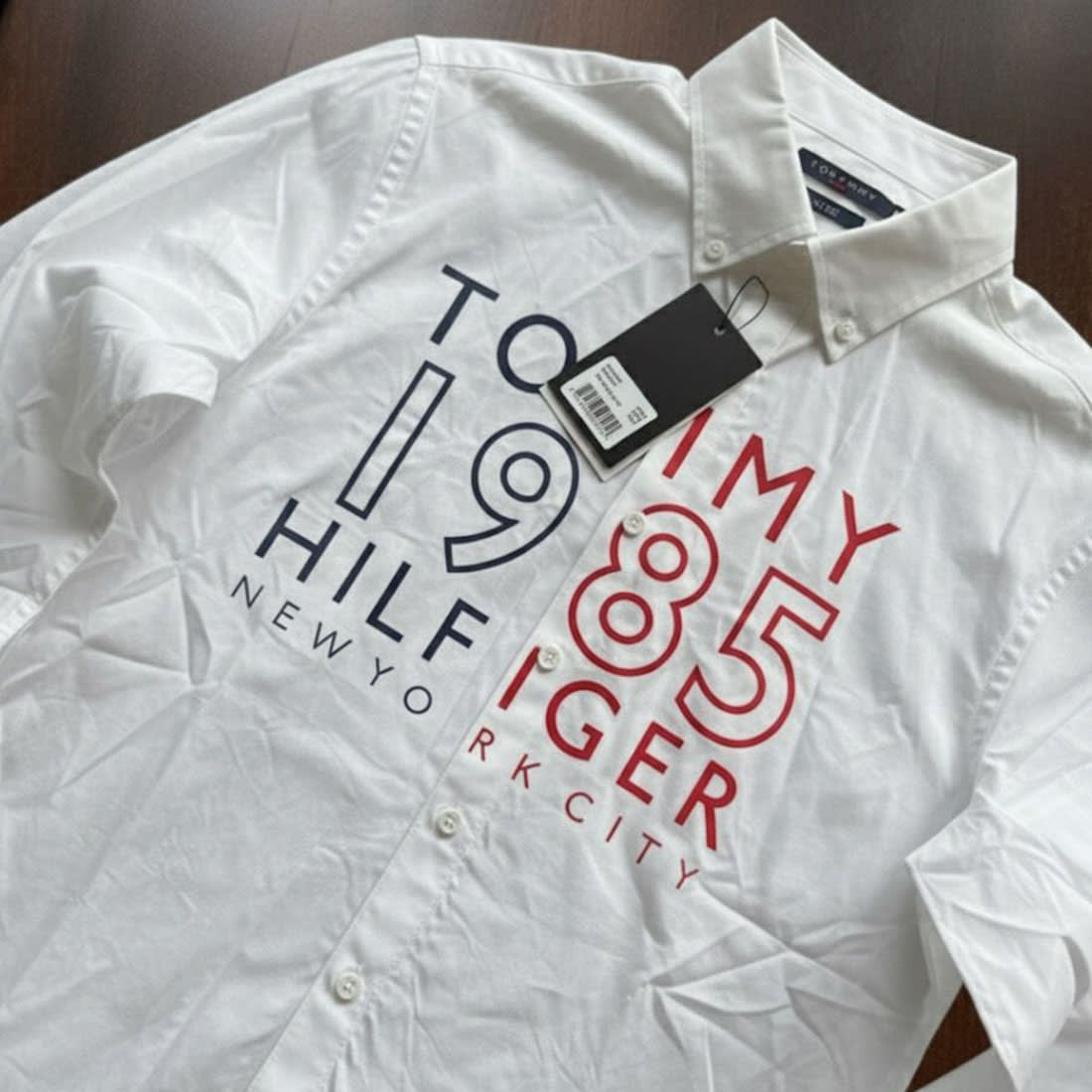 Tommy Hilfiger 1985 Print White Premium Shirt-1