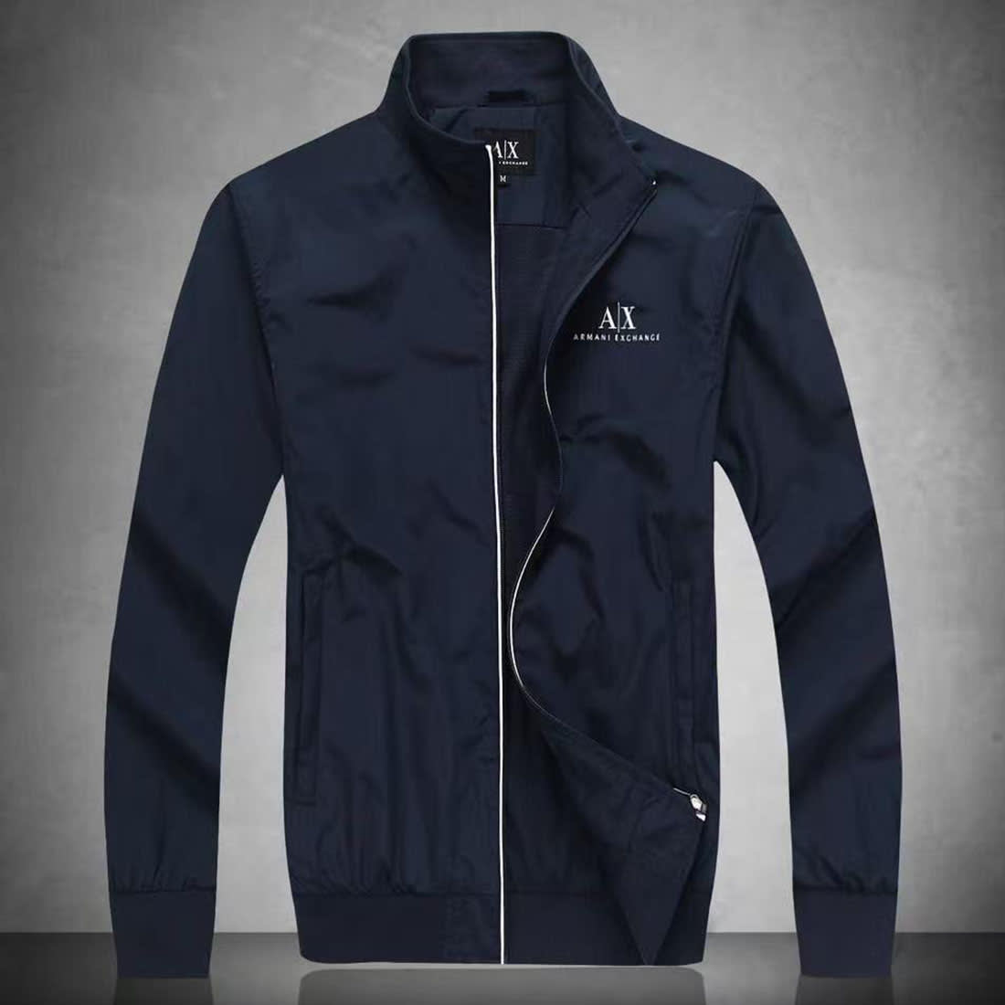 Armani Exchange Blue Premium Quality Zipper-1