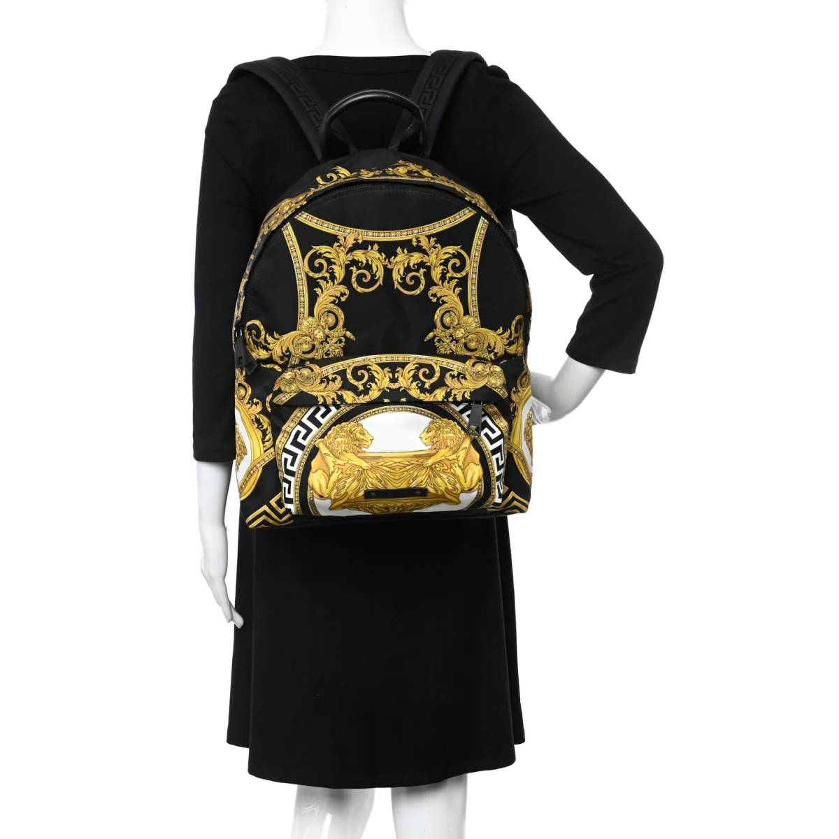 Versace Black Premium Backpack-7